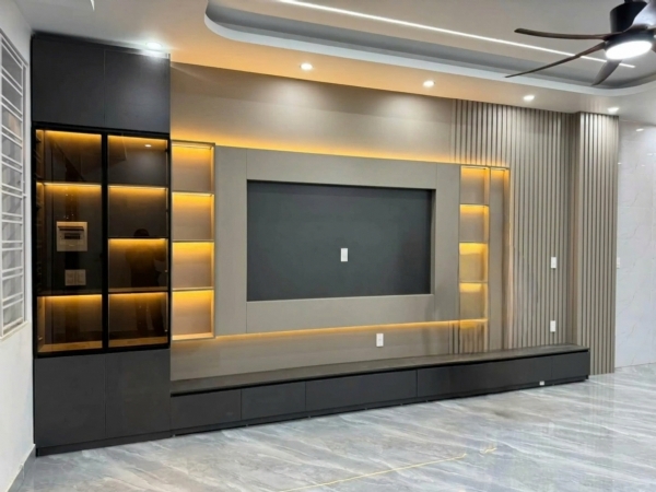 Vách ốp phòng khách kệ TV_02